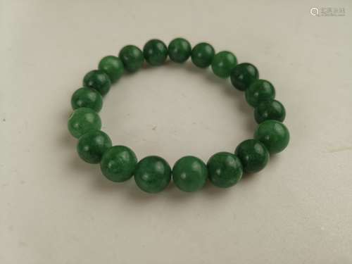 Chinese Jadestone Beads Bracelet