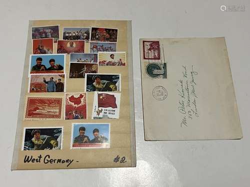 A  Post Card and Miscellaneous Stamps