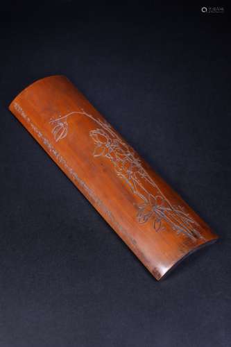 Chinese Bamboo Carved Wrist Rest