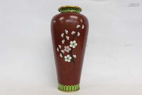 Chinese Cloisonne Vase