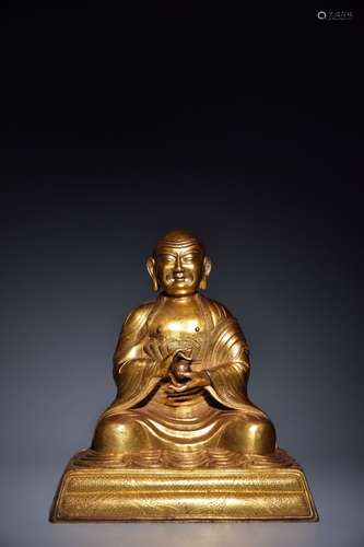 Chinese Gilt Bronze Buddha