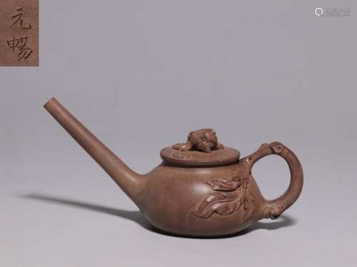 Chinese Hand Made Zisha Teapot,Mark