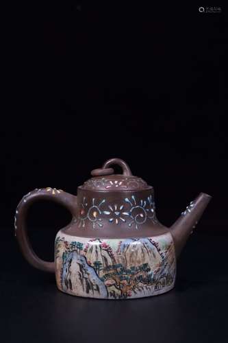 Chinese Yixing Zisha Teapot.Mark