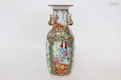 Chinese Rose Medallion Vase