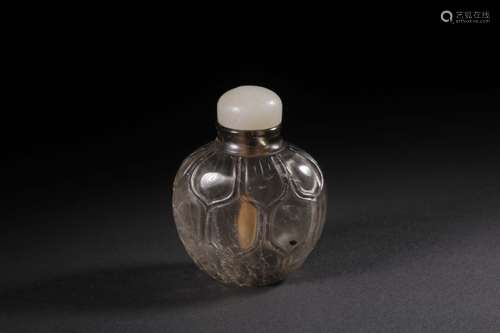 Chinese Natural Quartz Snuff Bottle