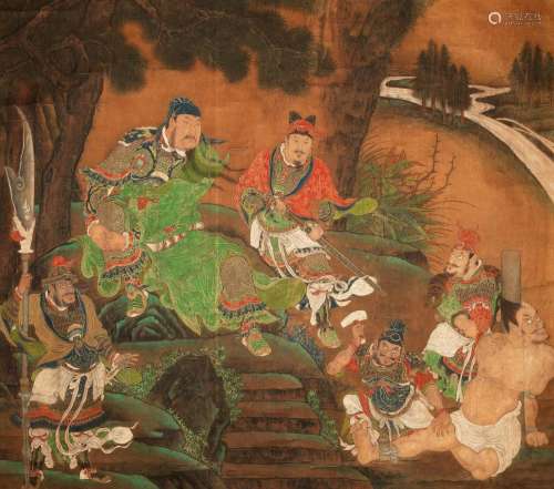 ANONYMOUS, 20TH CENTURY Guan Yu's Capture