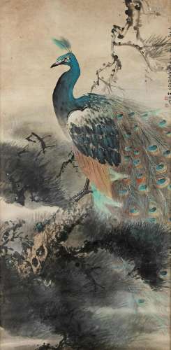 JIANG MINGXIAN (TAIWAN, b.1942) The Triumph of the Peacock, ...