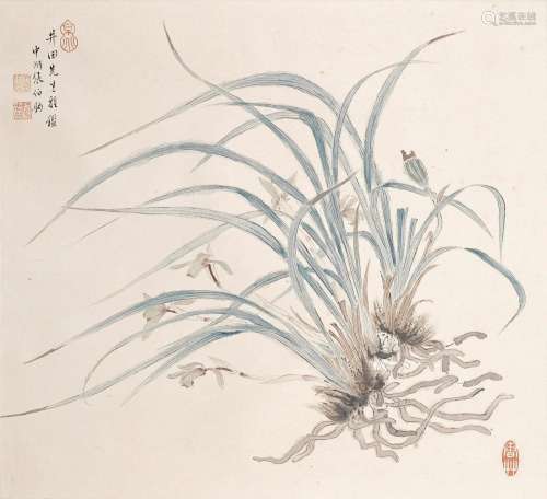 ATTRIBUTED TO ZHANG BOJU, 20TH CENTURY Orchid