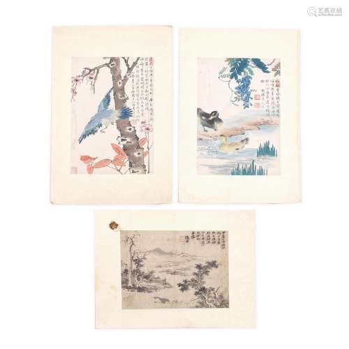 RESPECTIVELY LUO CAI (?) AND IN THE MANNER OF CHEN SHU (1660...