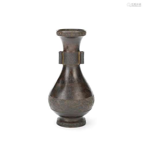 A BRONZE ARROW VASE Yuan Dynasty