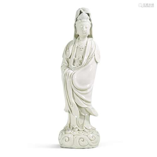 A Dehua figure of Guanyin, Qing dynasty, 18th century | 清十...