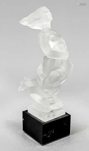 Glass figure, 20th c., ''Couple'', c