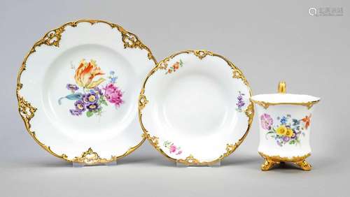 A magnificent coffee set, Meissen, m