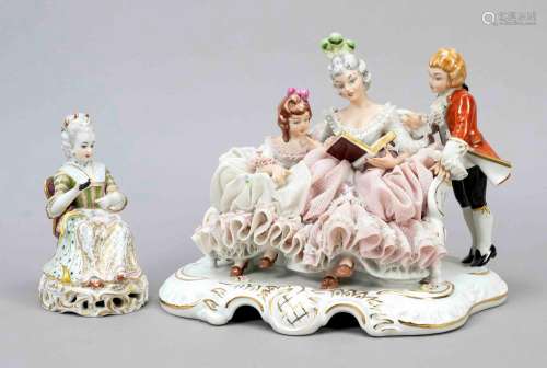 Porcelain group, Kronach, 20th centu