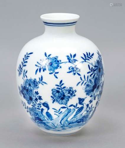 Baluster vase, Meissen, after 1950,