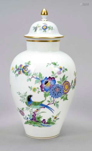 Small lidded vase, Meissen, 1950s, 1