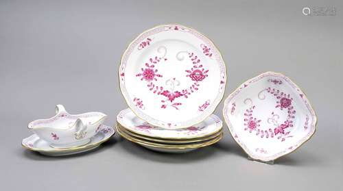 Seven pieces, Meissen, 1970s, 2nd ch