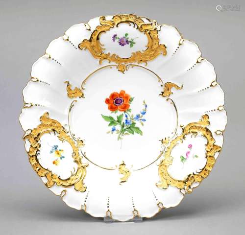 A plate, Meissen, 1950s, 2nd choice,
