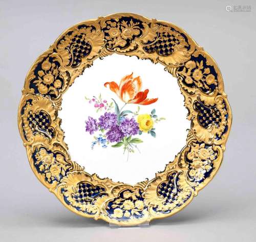 State plate, Meissen, 1970s, 1st cho