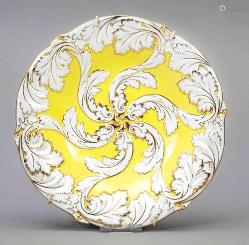 A ceremonial plate, Meissen, 1950s,