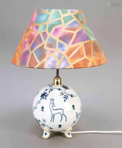 Table lamp, Rosenthal Selb, U.S.Zone
