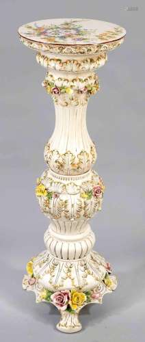 Flower column, Italy, 20th century,