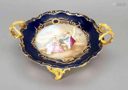 Splendid Sevres style dish, France,