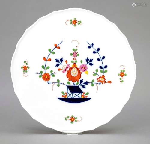 Cake plate, Meissen, mark 1924-1934,