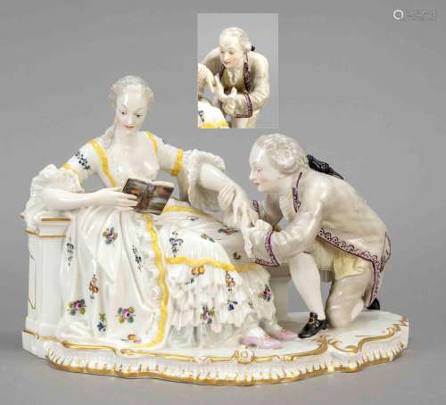 The kiss on the hand, Nymphenburg, c