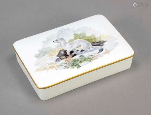 Lidded box, KPM Berlin, mark 1962-19