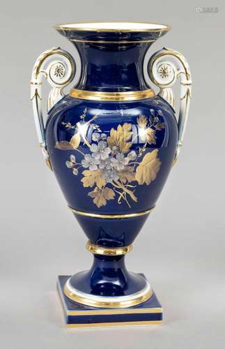 Amphora vase, Meissen, Knauff-Schwer