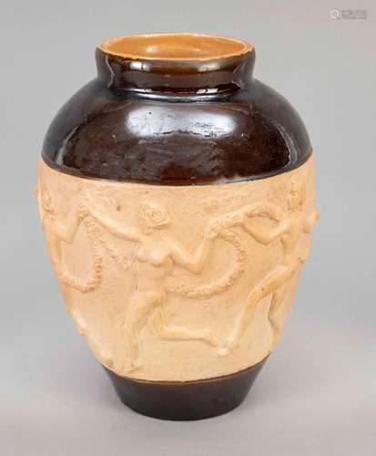 Art Deco vase, 20th century, terraco