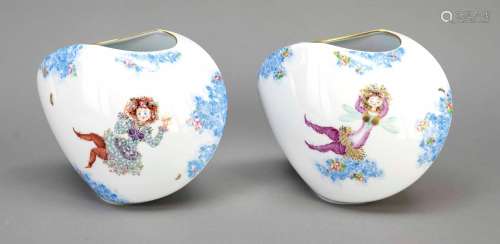 Pair of vases, Meissen, end of the 2