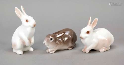 Three hares, Bing & Gröndahl, Copenh