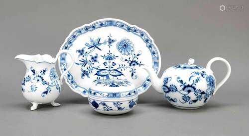 Set of three pieces, Meissen, 20th c