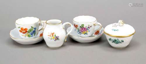 Meissen set, 6 pieces, 1970-80s, 1st