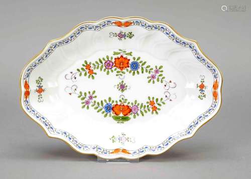 Oval bowl, Meissen, mid-20th century