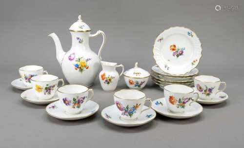 Coffee service for six persons, 21 p
