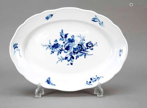 Roast plate, Meissen, knob period (1