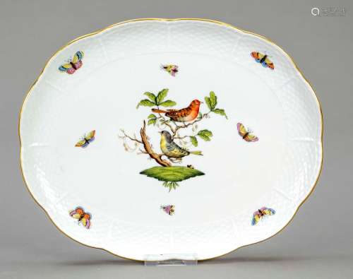 Oval platter, Herend, end of the 20t