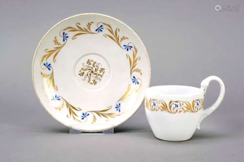Coffee cup and saucer, Meissen, Marc