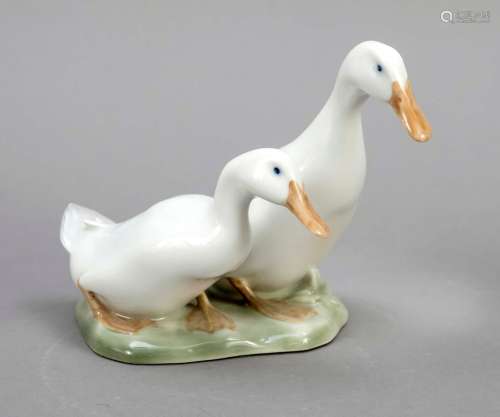 Pair of geese, Royal Copenhagen, mar