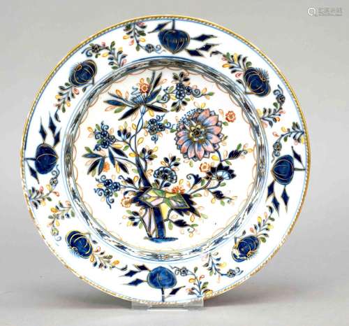 Deep plate, Meissen, 18th century, 1