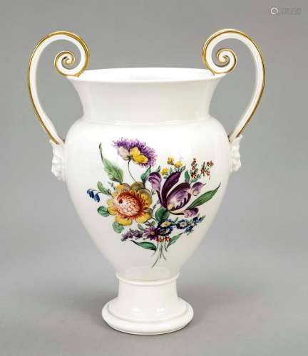 Double-handled vase, Nymphenburg, ma