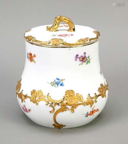 Bonbonnière/biscuit box, Meissen, Pf