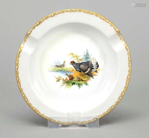 Round ashtray, Meissen, mid 20th cen