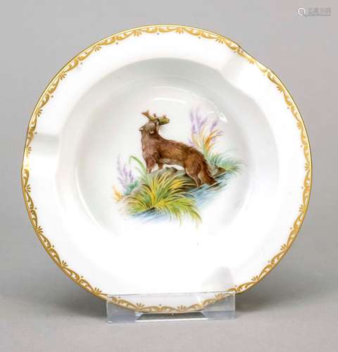 Round ashtray, Meissen, mid 20th cen