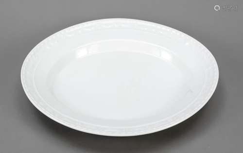 Large oval platter KPM Berlin, 2nd h