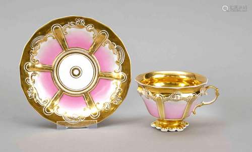 Cup and saucer, KPM Berlin, 1844-47,