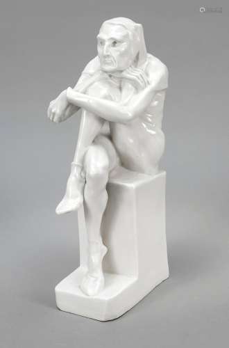 Mephisto, sitting on a pedestal, 20t